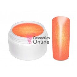 Gel UV Amelie color Fire red cu reflexii aurii 5 ml + 1 Cutie cu paiete Holografice Cadou